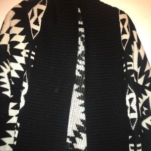Black and White Cardigan